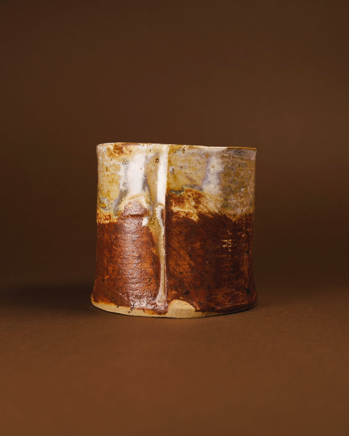 Ultramarine Ceramic Cup - Handmade with Unique Textures