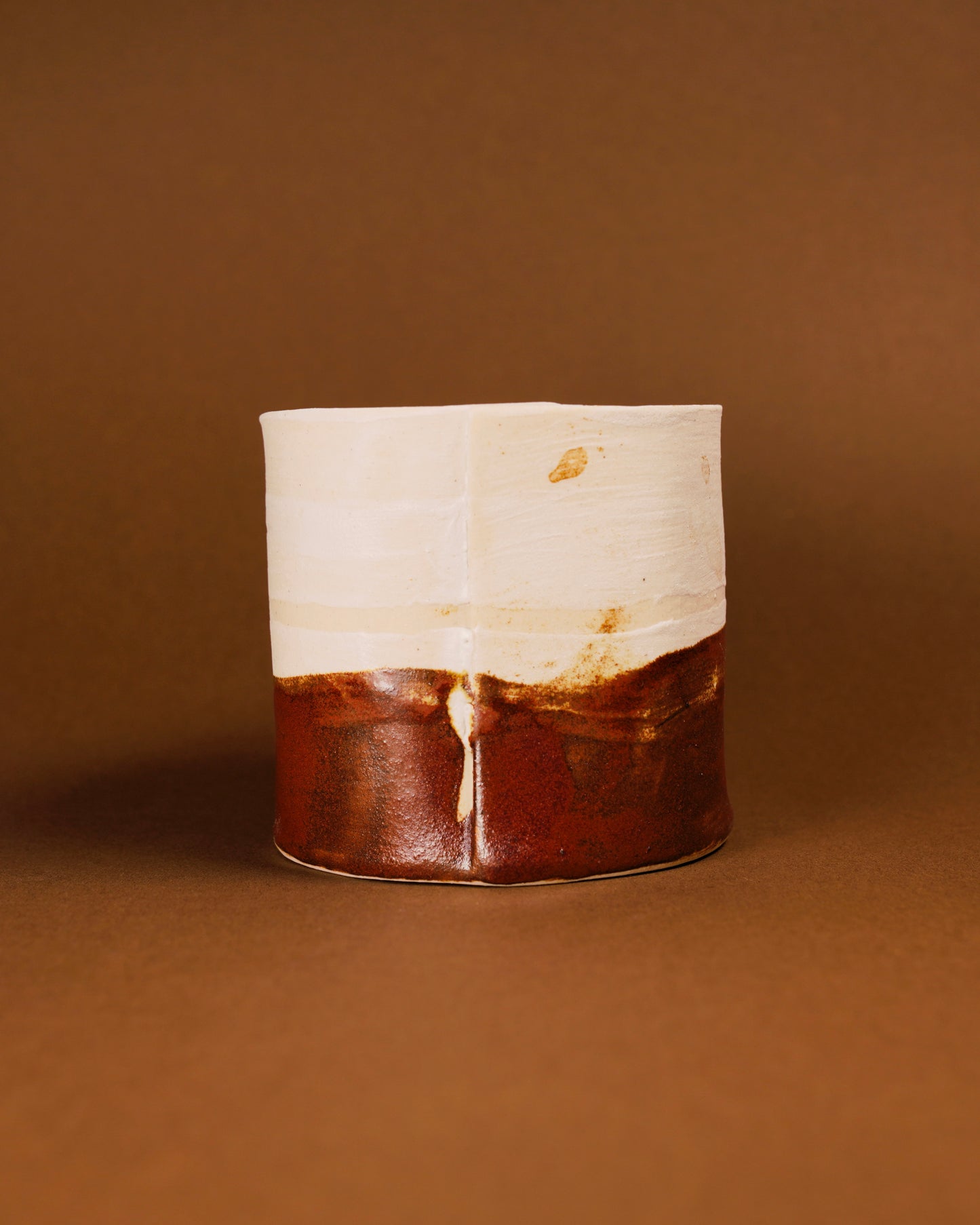 Ultramarine Ceramic Cup - Handmade with Unique Textures