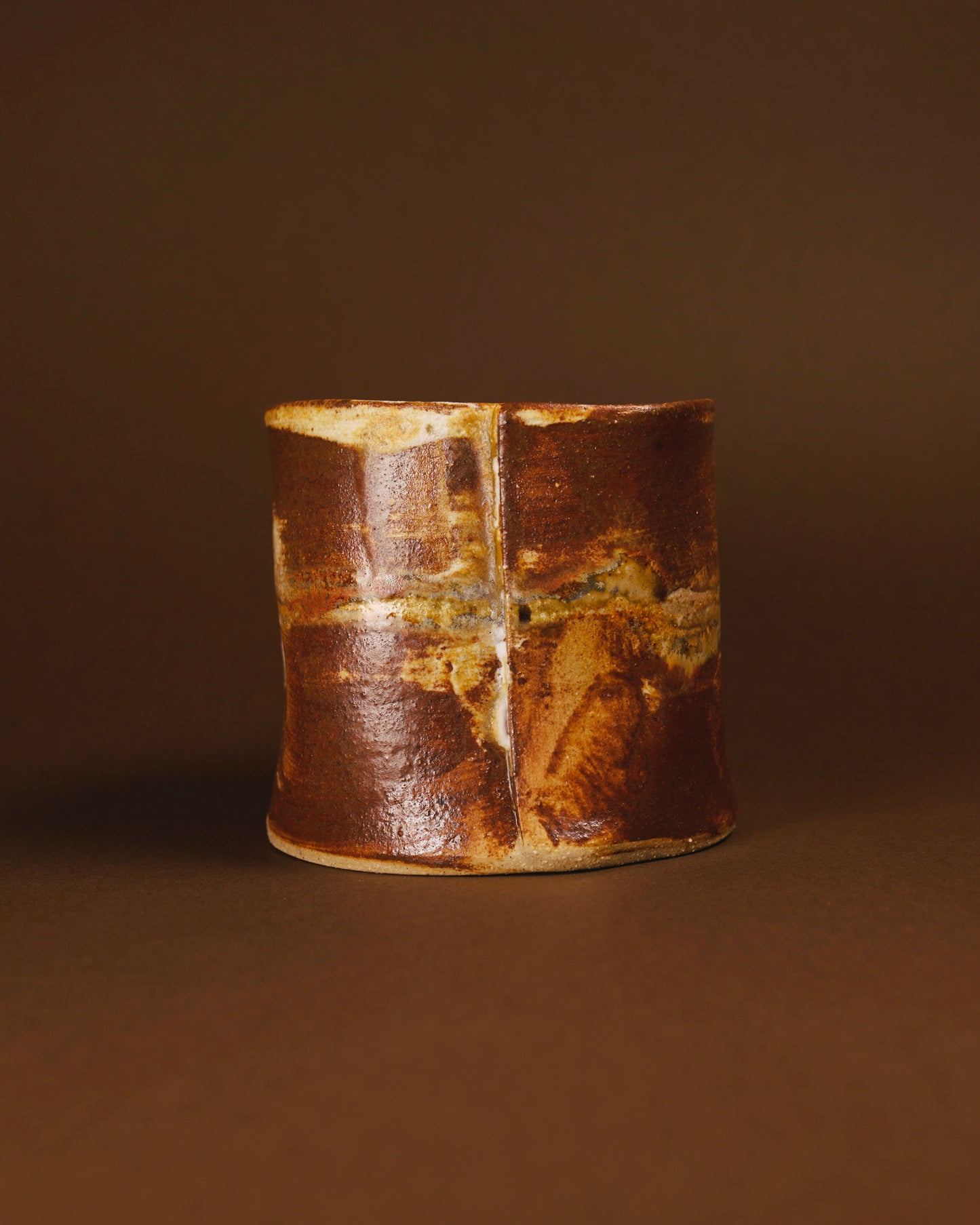 Ultramarine Ceramic Cup - Handmade with Unique Textures