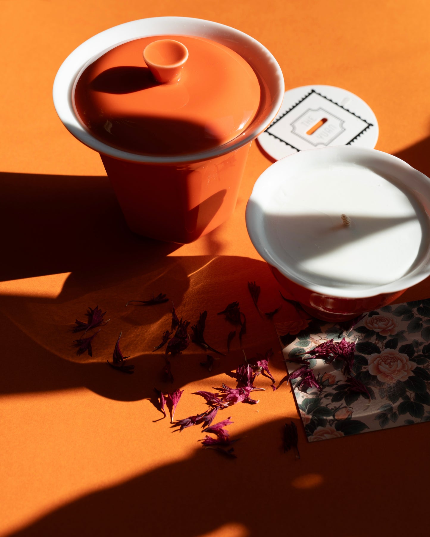Luxury Tea Bowl Scented Candles - Autumn Rose