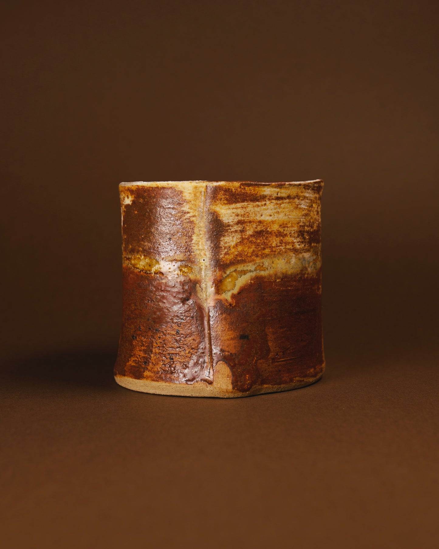 Ultramarine Ceramic Cup - Handmade with Unique Textures