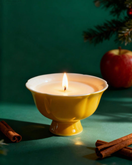 Summer Golden Apple - Luxury Teacup Scented Candles