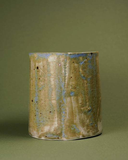 Ultramarine Ceramic Cup - Handmade with Unique Textures